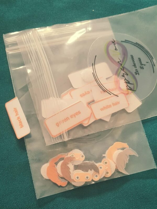 Les cheveux et les yeux